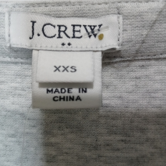 J.Crew Lace Up knit Gray Mini Dress Size Extra Extra Small - Picture 7 of 10